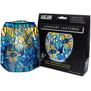 COPY -Tiffany Dragon Flues Design Luminaries Lanterns floating candles